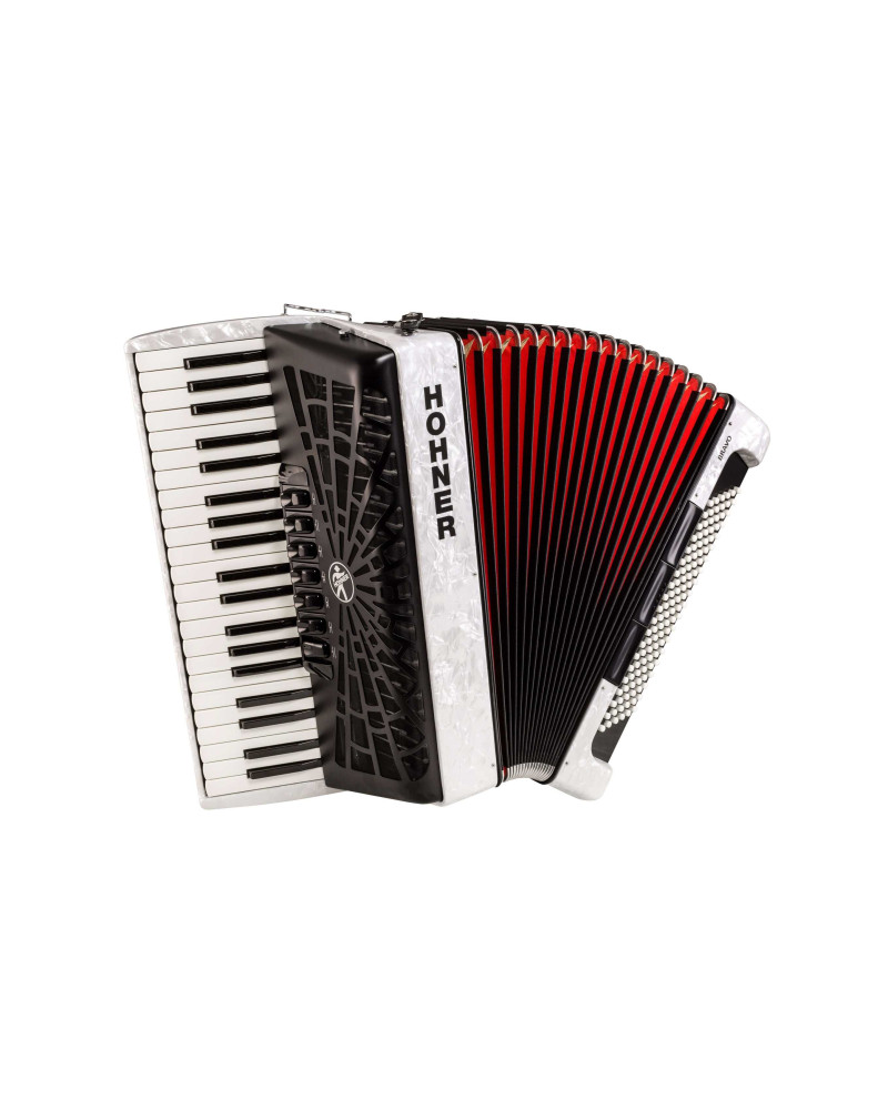 Hohner Bravo III 120 white (SilentKey)