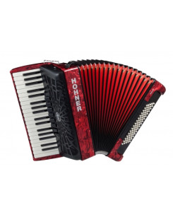 Hohner Bravo III 120 red (SilentKey)