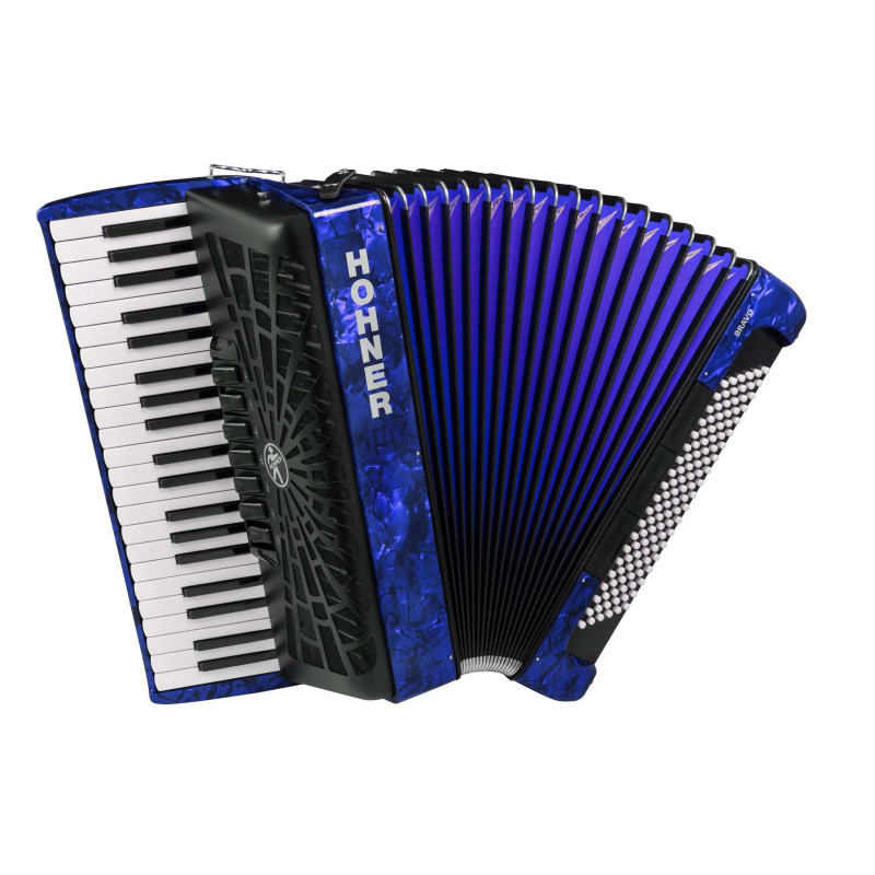 Hohner Bravo III 120 dark blue (SilentKey)