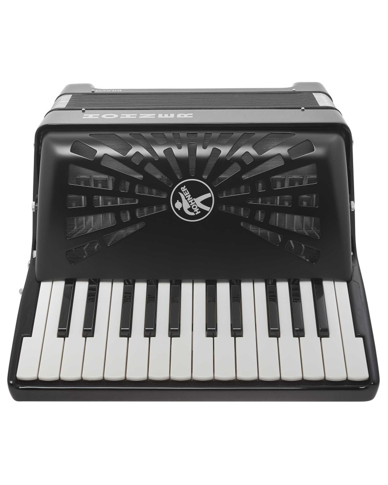 Hohner Bravo I 49 F, black (SilentKey)