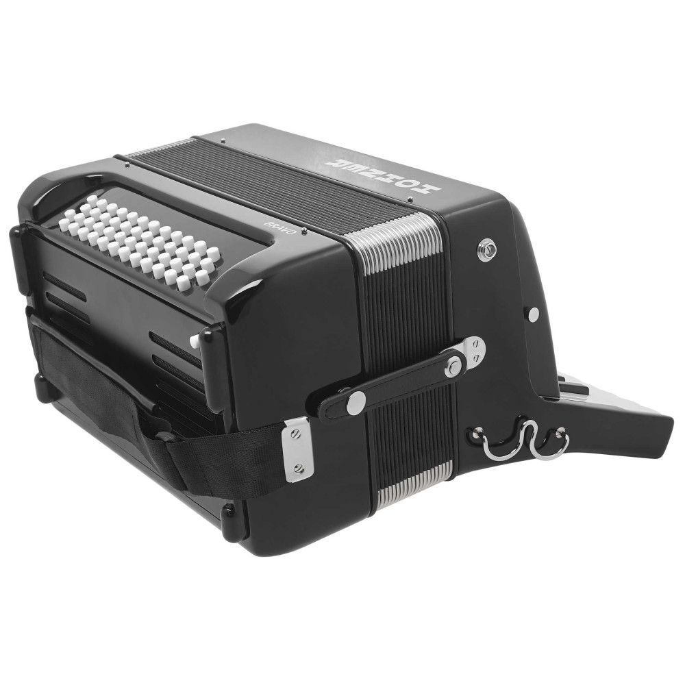 Hohner Bravo I 49 F, black (SilentKey)