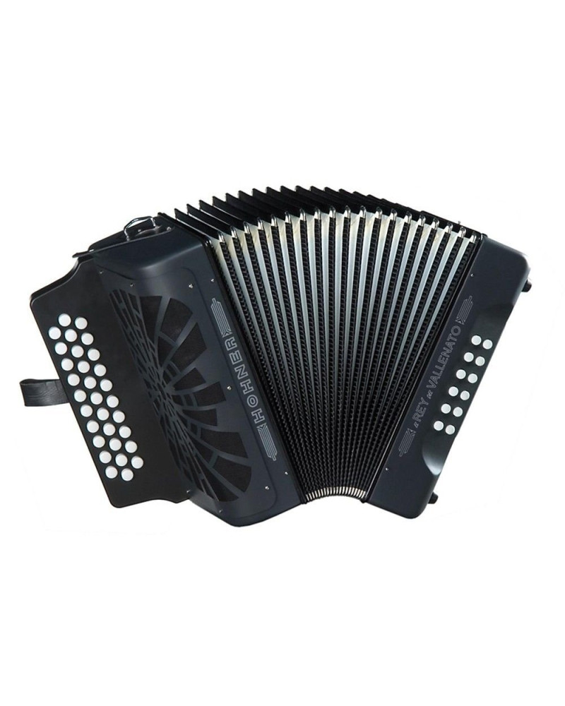 Hohner El Rey del Vallenato GCF, black