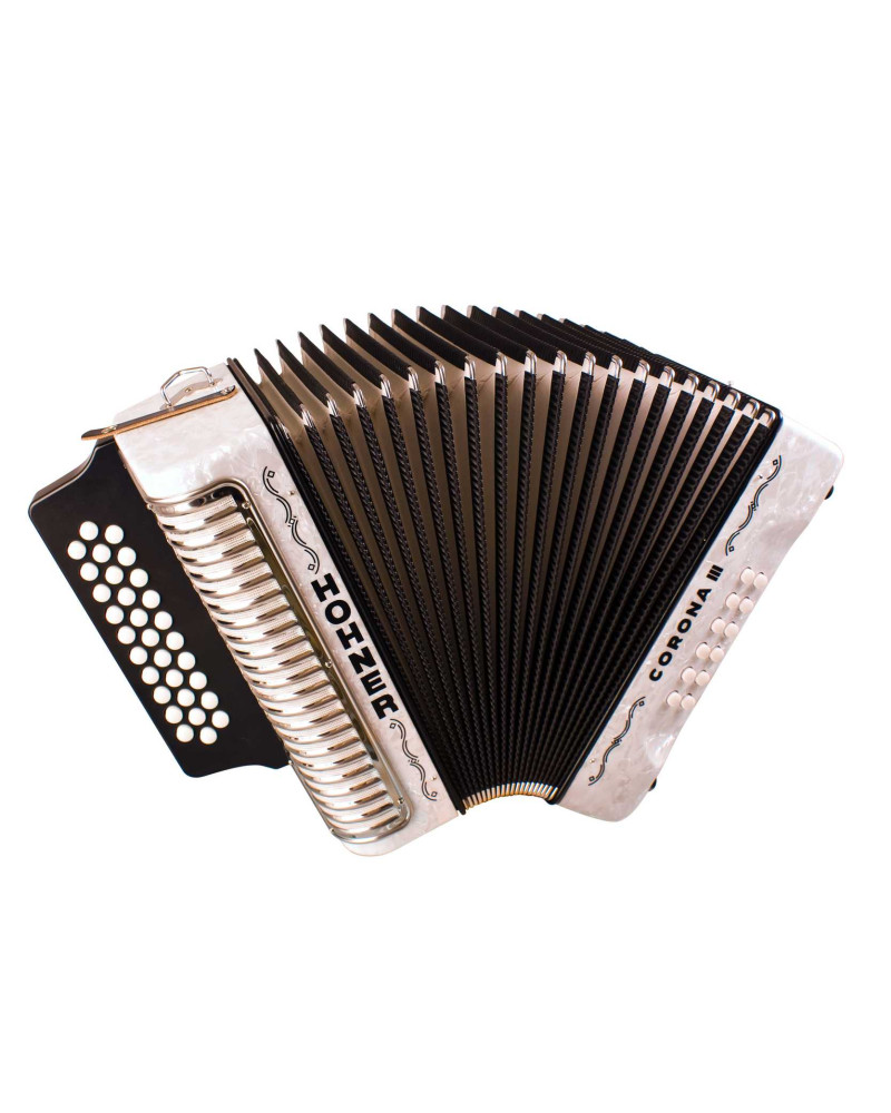 Hohner Corona III ADG, white