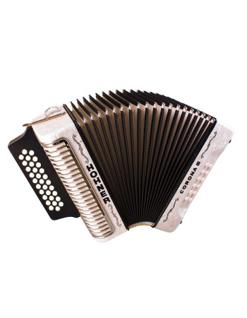 Hohner Corona III BbEbAb, white