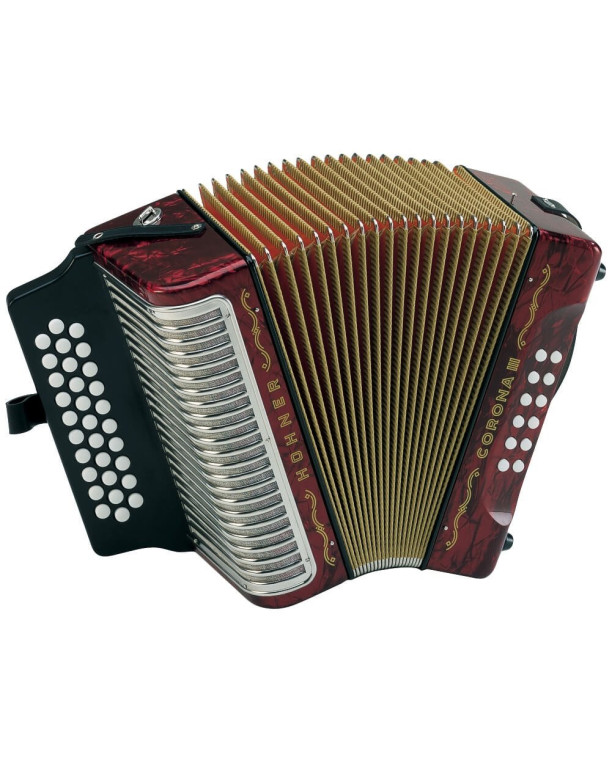 Hohner Corona III BbEbAb, red