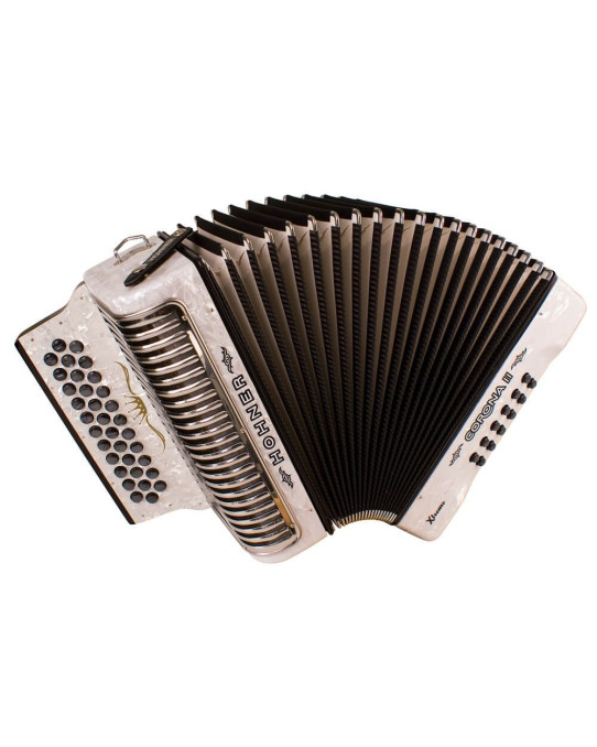 Hohner Corona II XTREME GCF, white