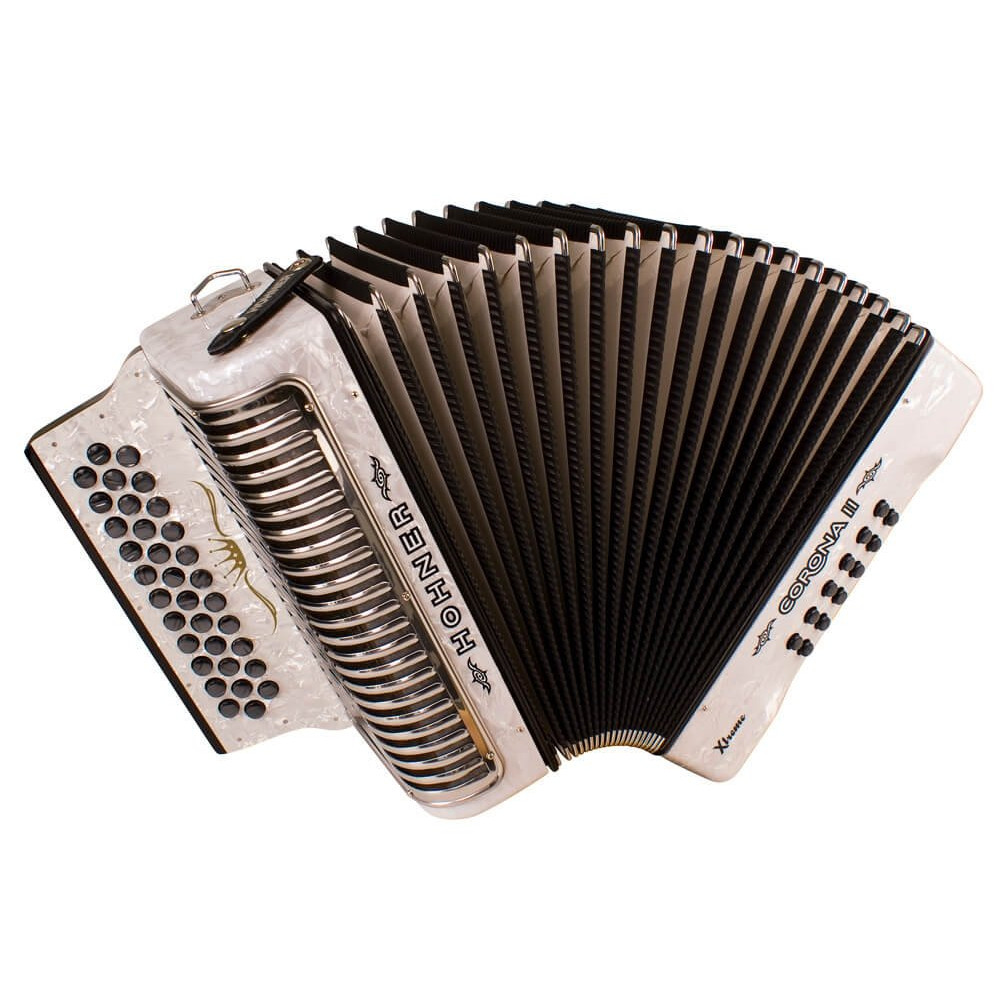 Hohner Corona II XTREME FBbEb, white
