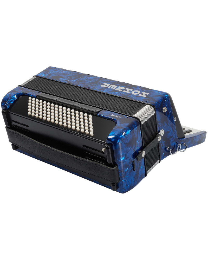Hohner Bravo III 96 dark blue Silent Key