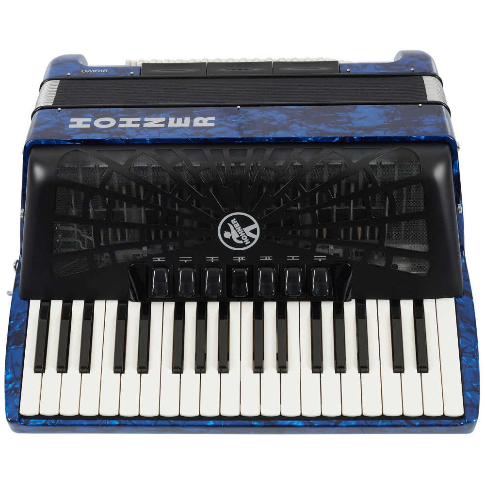Hohner Bravo III 96 dark blue Silent Key