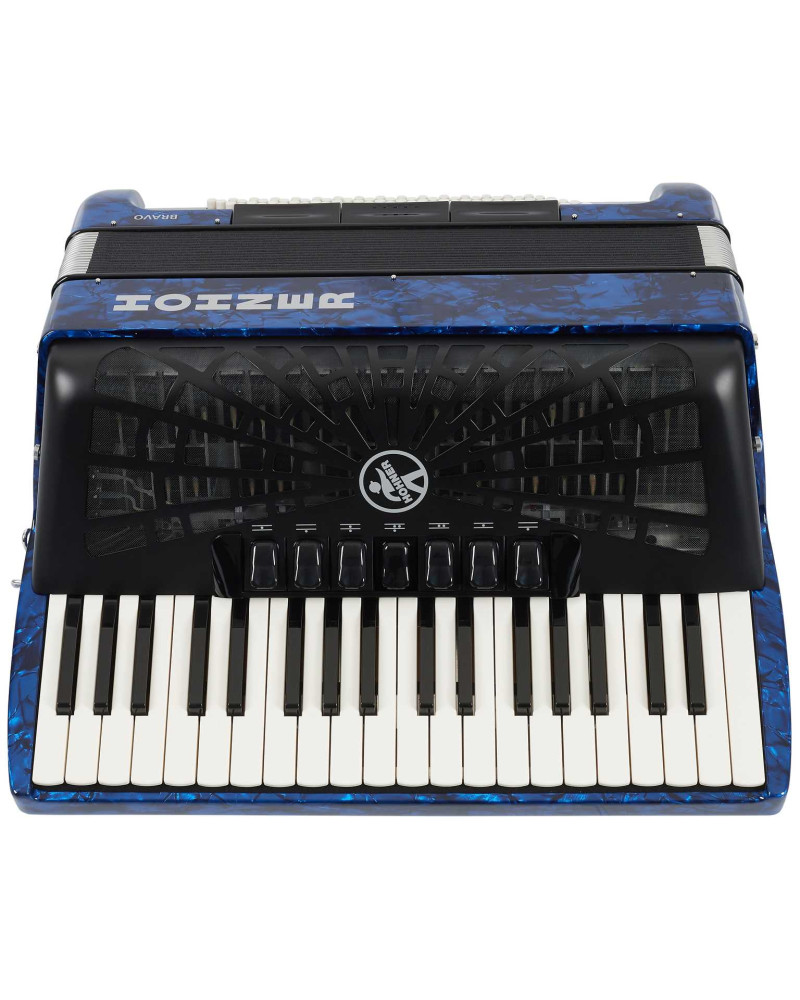 Hohner Bravo III 96 dark blue Silent Key