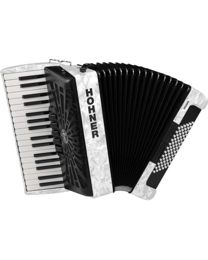 Hohner Bravo III 72 white (SilentKey)