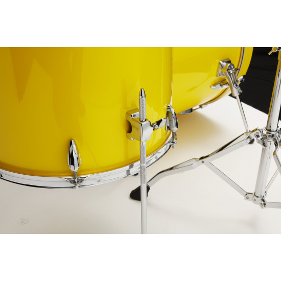 Tama IPF18D-ELY Imperialstar Floor Tom 18" x 16" - Electric Yellow/Chrome HW Tama IPF18D-ELY Imperialstar Floor Tom 18" x 16" - Electric Yellow/Chrome HW