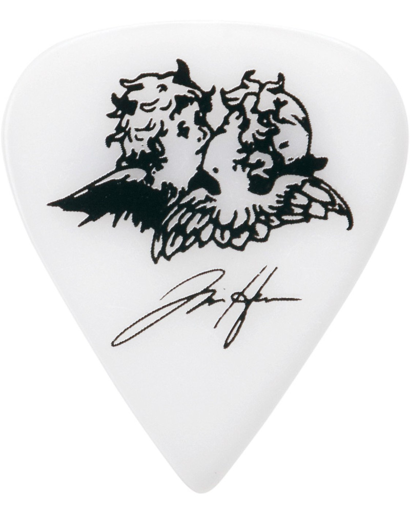 Ibanez 1000TH-WBK Tim Henson Pick Heavy, 50 Pieces/Bulk - White/Black with W6RST Logo