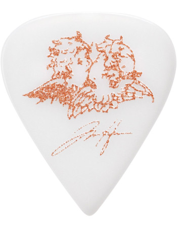 Ibanez 1000TH-WPK Tim Henson Pick Heavy, 50 Pieces/Bulk - White/Pink with W6RST Logo