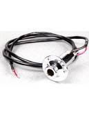 Ibanez 1B-5AJK06B jack socket strap pin AEQ-SS - for AEB / AEG / AEL / AW - chrome