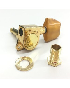 Ibanez 1B-5AMH18N machine head set Smooth T. AS Pearl -Brown Knobs - 3L+ 3R