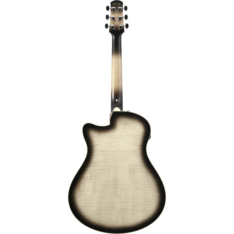 Ibanez 1B-AAM370M1CE Advanced Acoustic AAM Acoustic Guitar 6-String - Transparent Panda High Gloss