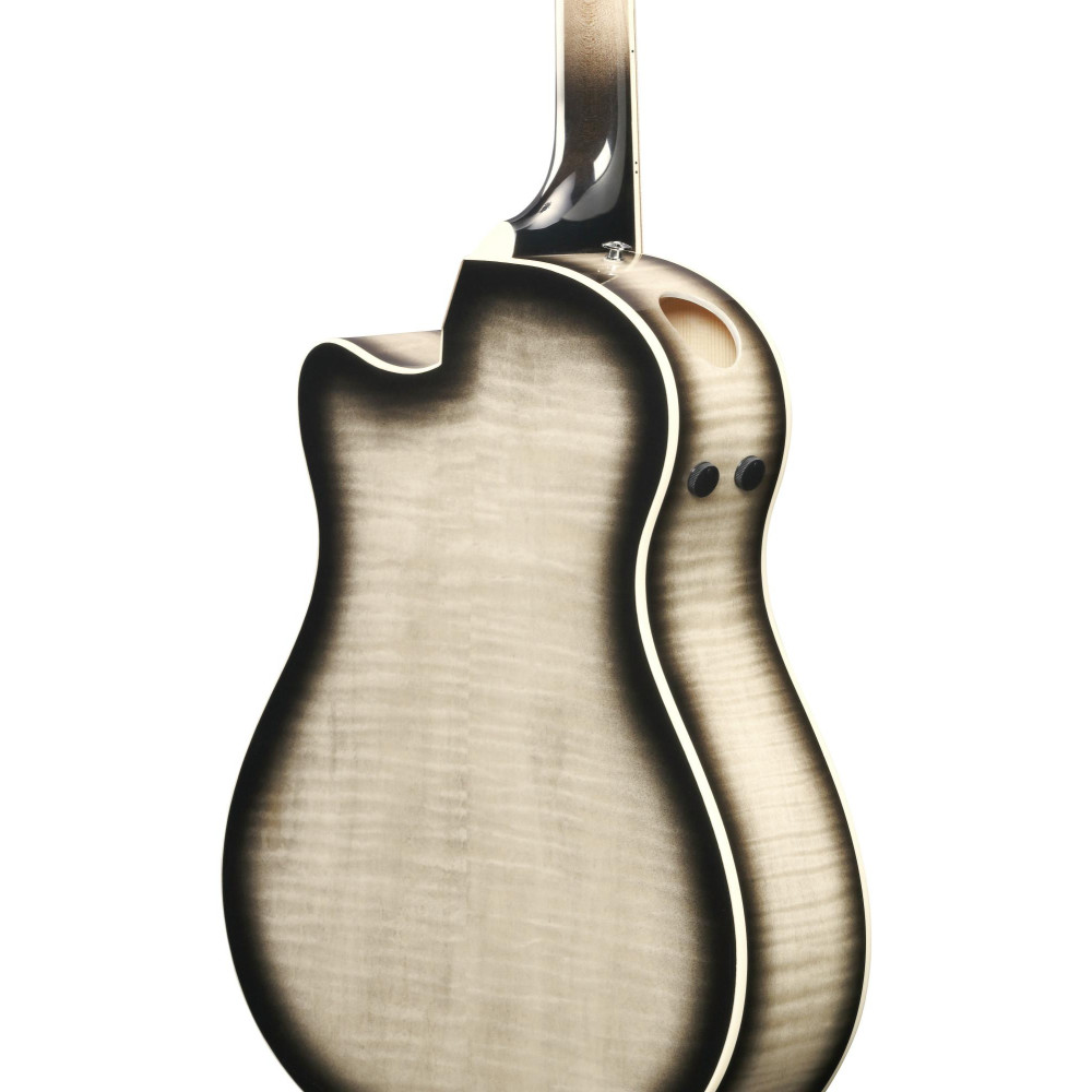Ibanez 1B-AAM370M1CE Advanced Acoustic AAM Acoustic Guitar 6-String - Transparent Panda High Gloss