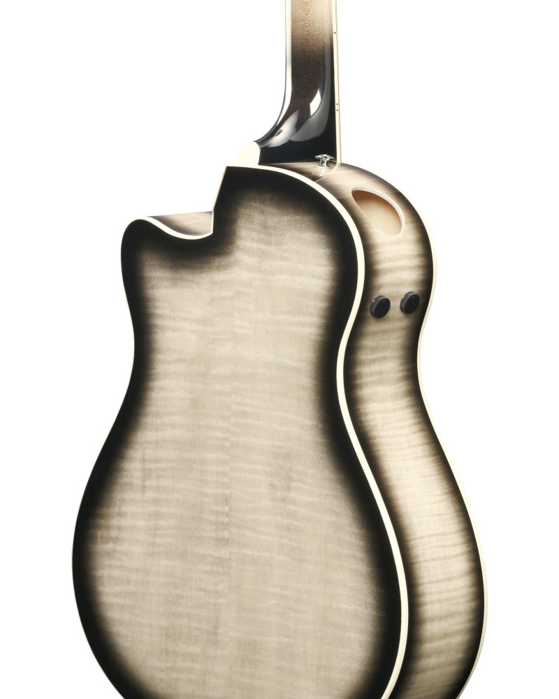 Ibanez 1B-AAM370M1CE Advanced Acoustic AAM Acoustic Guitar 6-String - Transparent Panda High Gloss