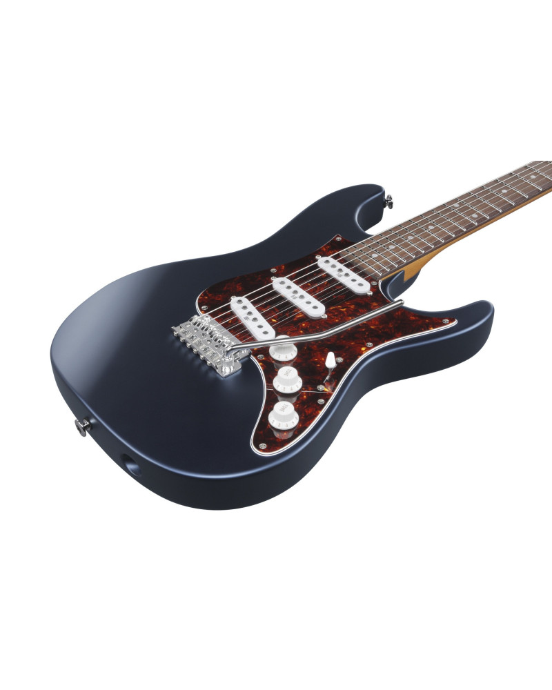 Ibanez 1B-AZ2203NTDB Prestige AZN Electric Guitar 6-String - Dark Tide Blue Flat + Case