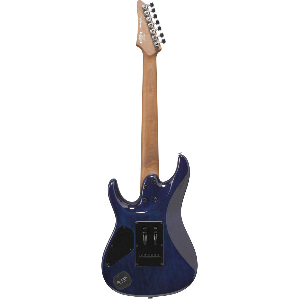 Ibanez 1B-AZ427P2QMT Premium AZ Electric Guitar 7-String - Twilight Blue Burst + Gig Bag