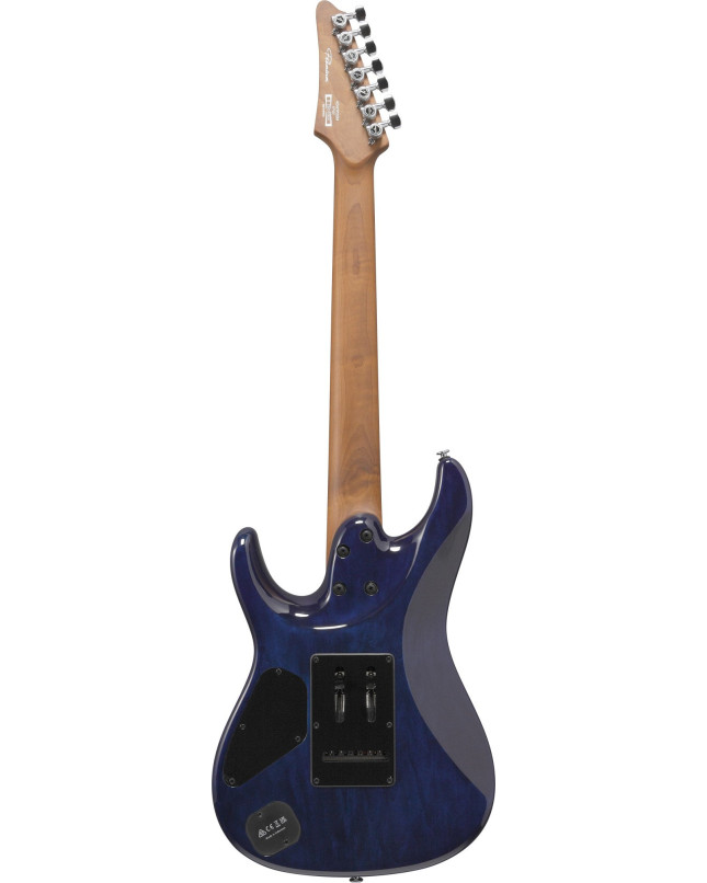 Ibanez 1B-AZ427P2QMT Premium AZ Electric Guitar 7-String - Twilight Blue Burst + Gig Bag