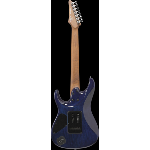 Ibanez 1B-AZ427P2QMT Premium AZ Electric Guitar 7-String - Twilight Blue Burst + Gig Bag