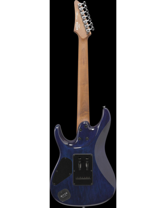 Ibanez 1B-AZ427P2QMT Premium AZ Electric Guitar 7-String - Twilight Blue Burst + Gig Bag