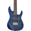 Ibanez 1B-AZ427P2QMT Premium AZ Electric Guitar 7-String - Twilight Blue Burst + Gig Bag