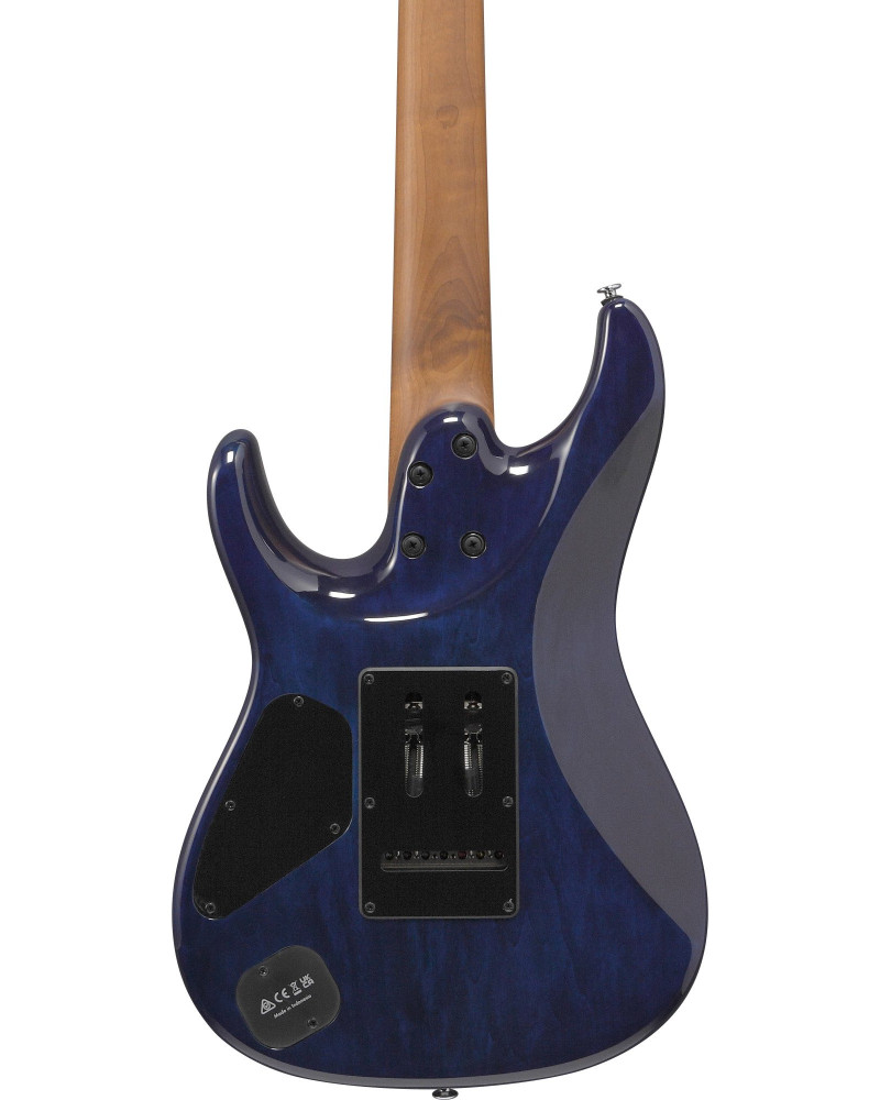 Ibanez 1B-AZ427P2QMT Premium AZ Electric Guitar 7-String - Twilight Blue Burst + Gig Bag