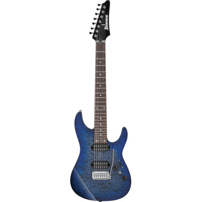 Ibanez 1B-AZ427P2QMT Premium AZ Electric Guitar 7-String - Twilight Blue Burst + Gig Bag
