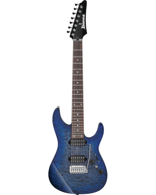 Ibanez 1B-AZ427P2QMT Premium AZ Electric Guitar 7-String - Twilight Blue Burst + Gig Bag