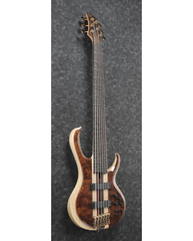 Ibanez BTB1836-NDL Premium BTB Electric Bass 6-String - Natural Shadow Low Gloss + Gig Bag