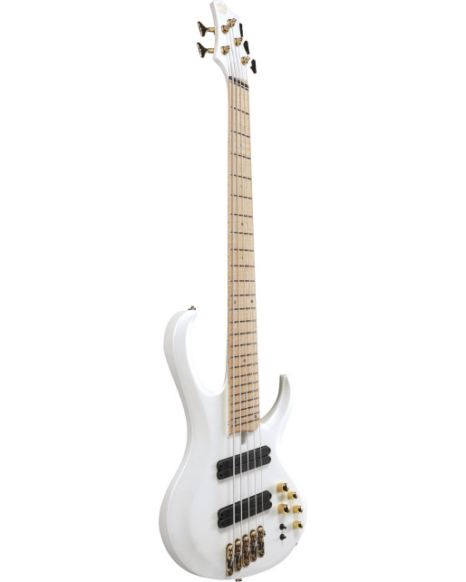 Ibanez 1B-BTB605MLMP Bass Workshop 5-String - Pearl White Matte Multi-Scale