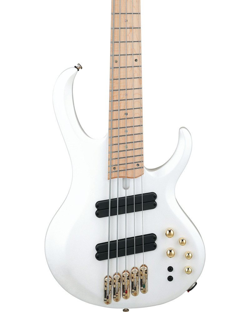 Ibanez 1B-BTB605MLMP Bass Workshop 5-String - Pearl White Matte Multi-Scale