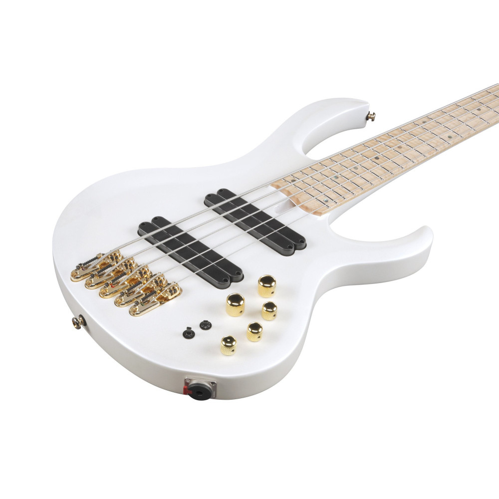 Ibanez 1B-BTB605MLMP Bass Workshop 5-String - Pearl White Matte Multi-Scale