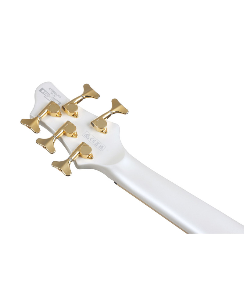 Ibanez 1B-BTB605MLMP Bass Workshop 5-String - Pearl White Matte Multi-Scale