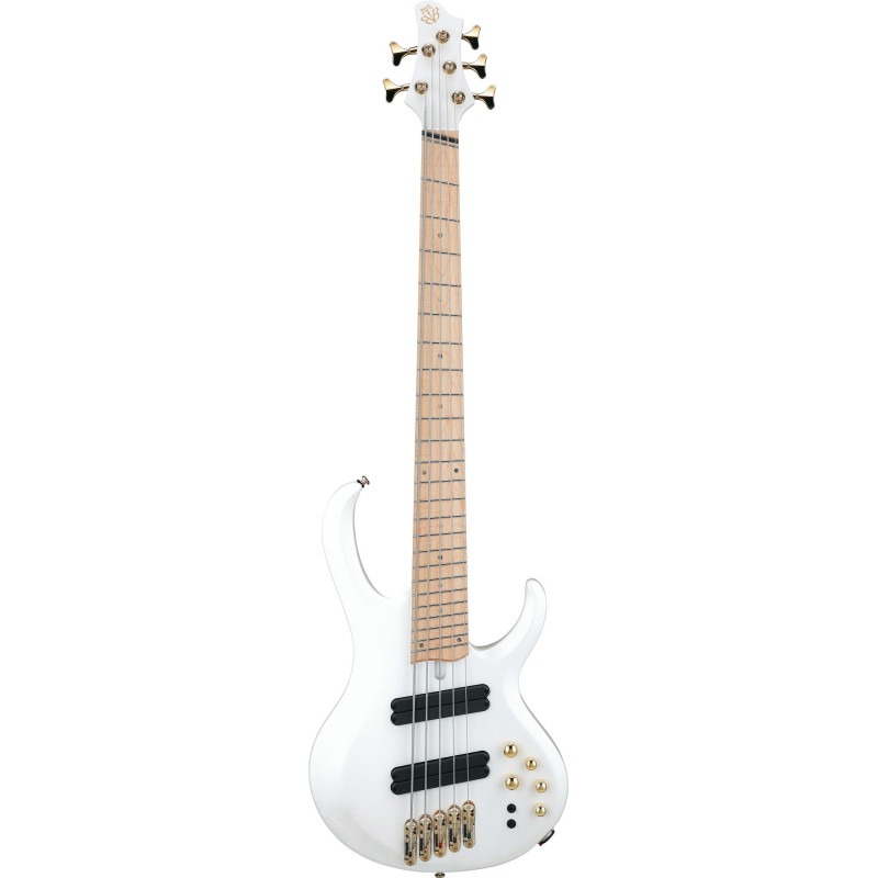 Ibanez 1B-BTB605MLMP Bass Workshop 5-String - Pearl White Matte Multi-Scale