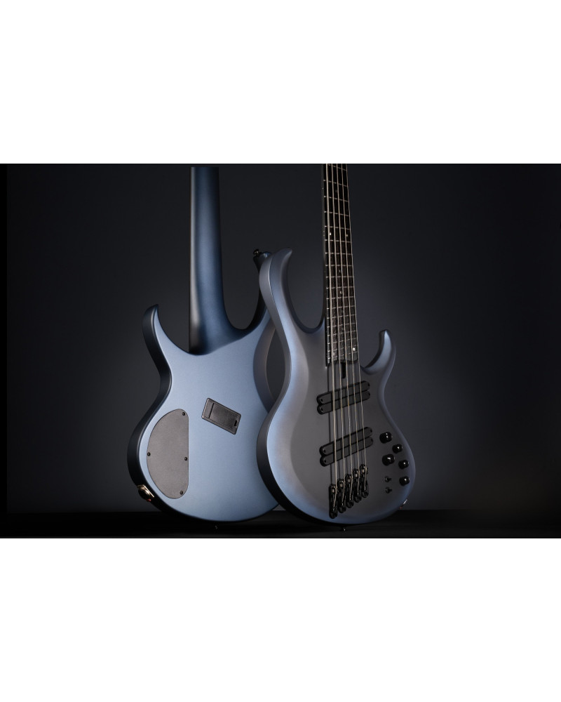 Ibanez 1B-BTB605MSMA Bass Workshop BTB Electric Bass 5-String Multi Scale - Midnight Arctic Ocean Matte + Case