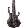 Ibanez BTB806MS-TGF Bass Workshop BTB Electric Bass 6-String Multi Scale - Transparent Gray Flat + Case