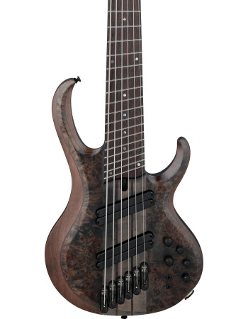 Ibanez 1B-BTB806MSTG BTB Series E-Bass 6 String Multiscale - Transparent Gray Flat + Case