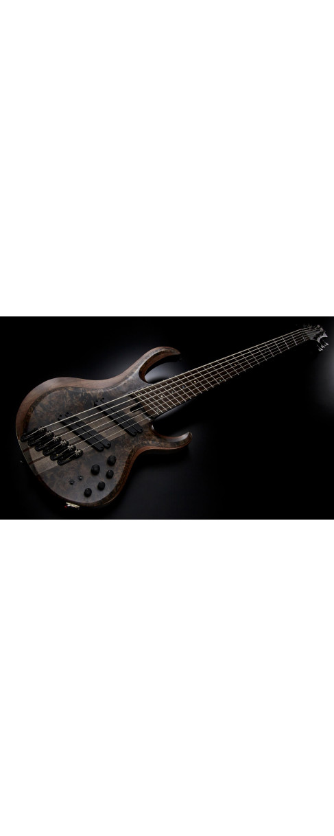Ibanez 1B-BTB806MSTG BTB Series E-Bass 6 String Multiscale - Transparent Gray Flat + Case
