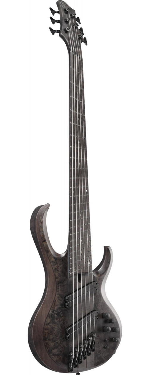 Ibanez 1B-BTB806MSTG BTB Series E-Bass 6 String Multiscale - Transparent Gray Flat + Case