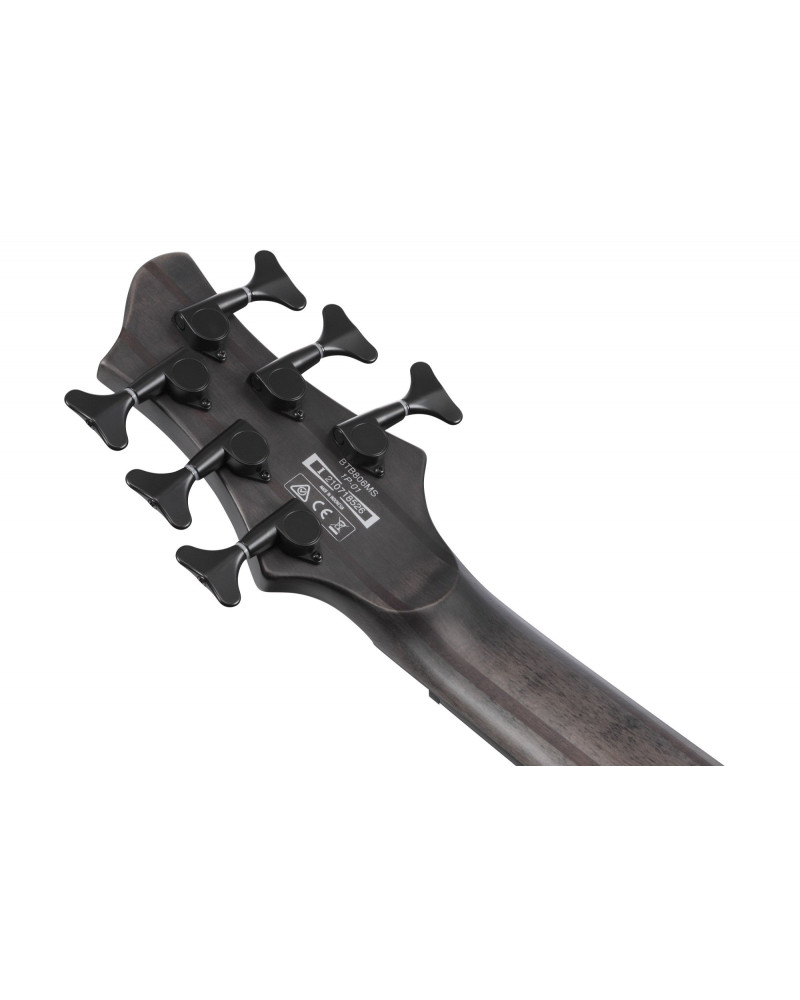 Ibanez BTB806MS-TGF Bass Workshop BTB Electric Bass 6-String Multi Scale - Transparent Gray Flat + Case