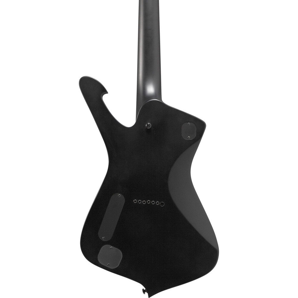 Ibanez 1B-ICTB721BKF Iron Label Iceman E-Guitar 7 String - Black Flat