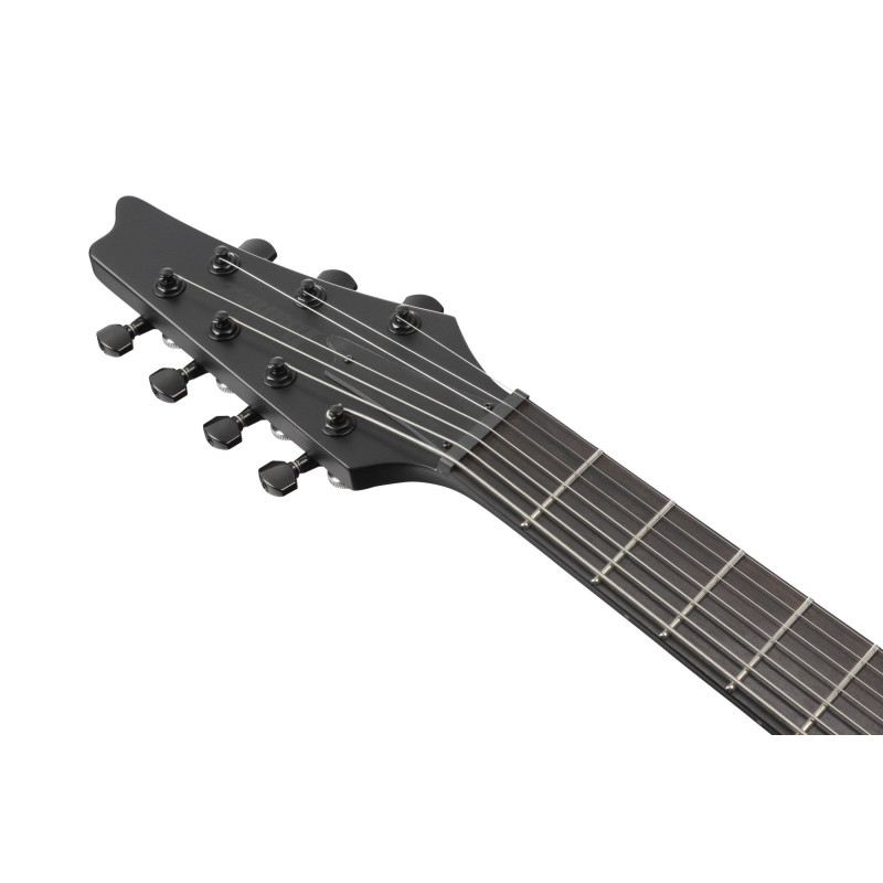 Ibanez 1B-ICTB721BKF Iron Label Iceman E-Guitar 7 String - Black Flat