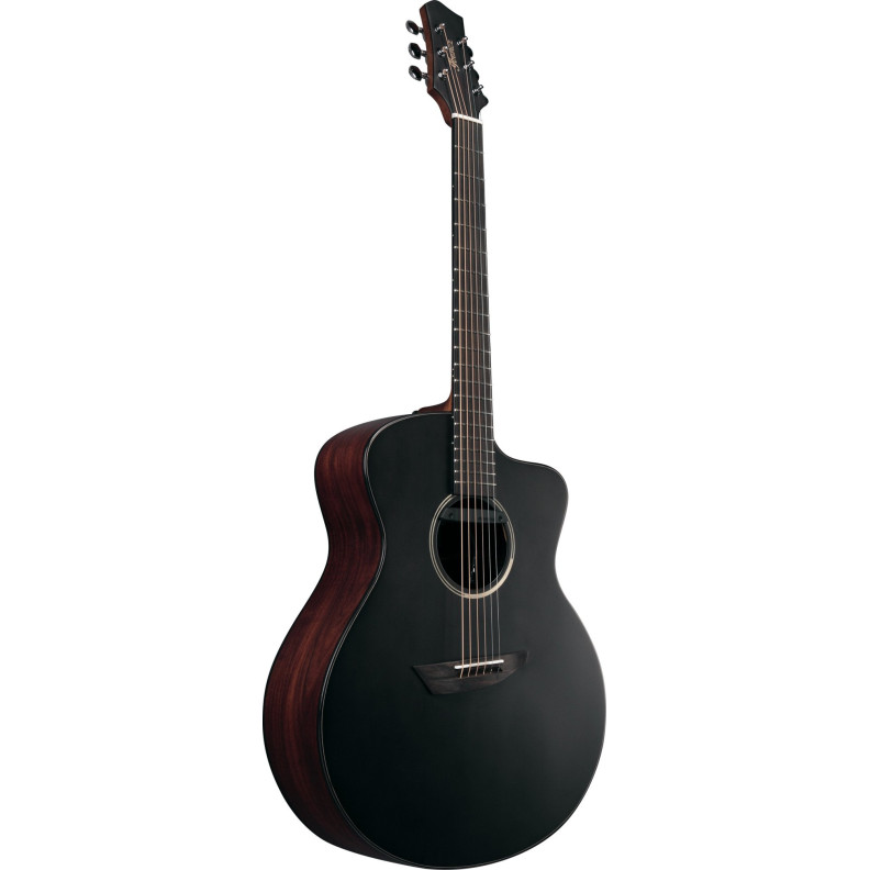 Ibanez 1B-JGM5-BSN Jon Gomm Signature Acoustic Guitar 6-String - Black Satin Top / Natural High Gloss Back and Sides + G