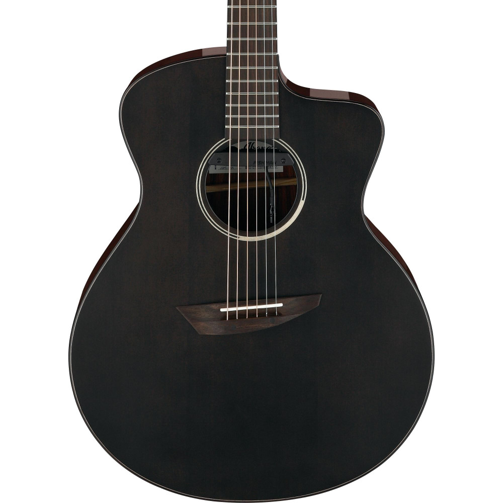 Ibanez 1B-JGM5-BSN Jon Gomm Signature Acoustic Guitar 6-String - Black Satin Top / Natural High Gloss Back and Sides + G