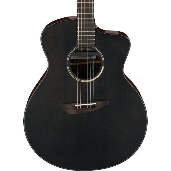 Ibanez 1B-JGM5-BSN Jon Gomm Signature Acoustic Guitar 6-String - Black Satin Top / Natural High Gloss Back and Sides + G