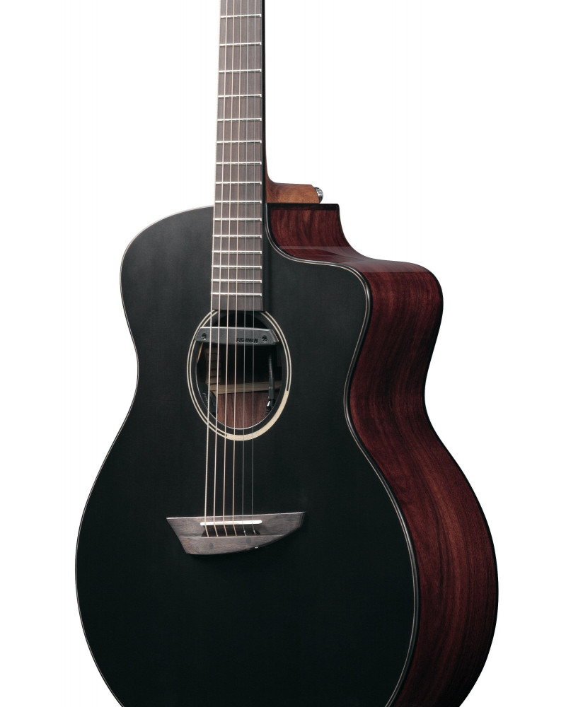 Ibanez JGM5-BSN Jon Gomm Signature Acoustic Guitar 6-String - Black Satin Top / Natural High Gloss Back and Sides + Gig 